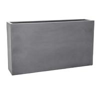 VIVANNO Bac à Plantes Séparation de pièce Aspect béton Gris ELEMENTO Slim 50x90x20 - Résistant aux intempéries & Robuste