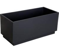 VIVANNO Bac à plantes zinc MAXI bac, anthracite mat - 100x45x45 cm