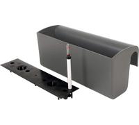 VIVANNO Balconnière avec support & système d'arrosage BALKONA Classico gris foncé 50 cm de long