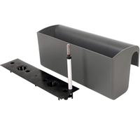 VIVANNO Balconnière avec Support & système d'arrosage BALKONA Classico Gris foncé 50 cm de Long