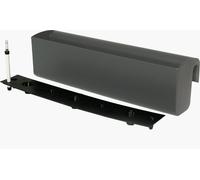 VIVANNO Balconnière plastique BALKONA CLASSICO Bac, anthracite mat - 80x20x22 cm