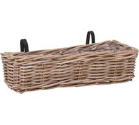 VIVANNO Balconnière Rotin SACADA Caisson, naturel tressé - 57x18x14 cm