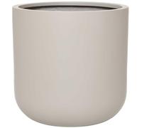 VIVANNO Blumentopf Pflanzkübel Fiberglas Chico 40x40 cm Creme