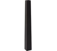 VIVANNO Chandelier en fibre de verre OBELISK, noir mat - 11x11x100 cm