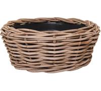 VIVANNO Corbeille décorative en rotin BOJO Ronde, Naturellement tressée - 56x26 cm