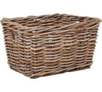VIVANNO Corbeille décorative en rotin CESTA Coffre, tressé naturel - 26x33x20 cm