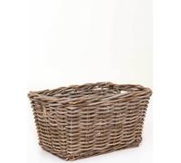 VIVANNO Corbeille décorative en rotin CESTA Coffre, tressé naturel - 44x33x25 cm