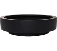 VIVANNO Coupe décorative en fibre de verre ESCADA LOW Coupe, anthracite mat - 37x37x10 cm
