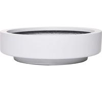 VIVANNO Coupe décorative en fibre de verre ESCADA LOW Coupe, blanc mat - 30x30x9 cm