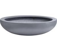 VIVANNO Coupe décorative en fibre de verre PLANA Coupe, gris design béton - 34x9 cm