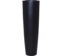VIVANNO Jardinière en fibre de verre CITY ronde, or métallique brillant - 37x80 cm