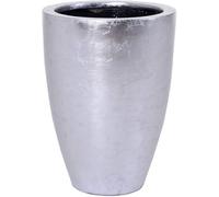 VIVANNO Jardinière Jardinière Exclusive en Fibre de Verre argentée Opala - 44 x 32 cm