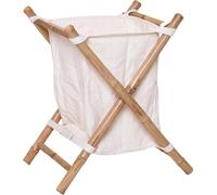 VIVANNO Panier à linge en bambou LAUNDRA, naturel mat - 50x40x57 cm