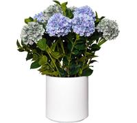 VIVANNO Plante artificielle plastique HYDRANGEA Rond, bleu - 70x90 cm