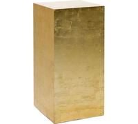 VIVANNO PODEST en fibre de verre PODEST colonne, or aspect feuille brillant - 30x30x60 cm