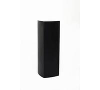 VIVANNO Podestat Colonne Déco Stèle Présentoir à fleurs Fibre de verre Noir mat 34x34x100