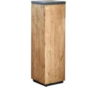 VIVANNO Podestat Colonne décorative Colonne à fleurs Support à fleurs en bois recyclé hauteur 100 cm, brun