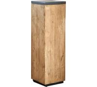 VIVANNO Podium en bois PODEST Rectangulaire, Marron Veinure - 30x30x100 cm