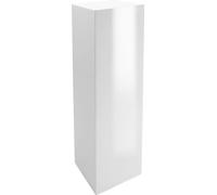 VIVANNO Podium fibre de verre PODEST colonne, blanc brillant - 30x30x100 cm