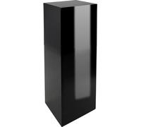 VIVANNO Podium fibre de verre PODEST colonne, noir brillant - 30x30x80 cm