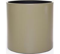 VIVANNO Pot de fleurs aluminium NEW RONDO Rond, Vert mat - 45x45 cm