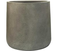 VIVANNO Pot de Fleurs en Fibre de Verre 48 x 50 cm Gris Vésuve Moderne