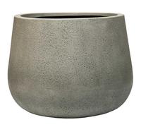 VIVANNO Pot de Fleurs en Fibre de Verre Grand Résistant au Gel Moderne 49x37 cm Gris Vésuve