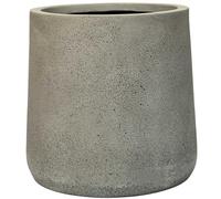 VIVANNO Pot de Fleurs en Fibre de Verre résistant au Gel 40 cm Gris Vésuve Moderne