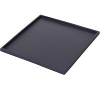 VIVANNO Soucoupe carrée pour bac à Plantes, Fibre de Verre résistante aux intempéries, 44x44 cm, idéale pour Pot de Fleurs