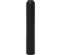 VIVANNO Vase de sol en fibre de verre DIRETO colonne, noir mat - 14x80 cm