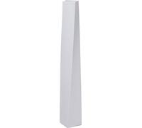 VIVANNO Vase de sol en fibre de verre HYDRON, blanc mat - 11x11x80 cm