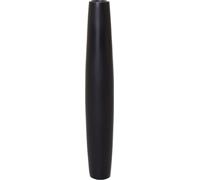 VIVANNO Vase de sol en fibre de verre ISONDRA, noir mat - 13x80 cm