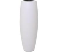 VIVANNO Vase de Sol en Fibre de Verre Magnum Blanc Mat - 80x23