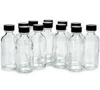 Vivaplex Lot de 12 bouteilles en verre avec couvercles Transparent 56,7 g