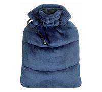 Vivaraise - Bouillotte Tender - 23x33 cm - 1,75L - Poche Amovible avec Bouteille en PVC - Housse Microfibre en Peluche Douce - Fausse Fourrure Chaude - Style Cosy