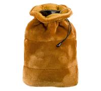 Vivaraise - Bouillotte Tender - 23x33 cm - 1,75L - Poche Amovible avec Bouteille en PVC - Housse Microfibre en Peluche Douce - Fausse Fourrure Chaude - Style Cosy