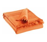 VIVARAISE Cancun Serviette de hammam citrouille - 90 x 180 cm