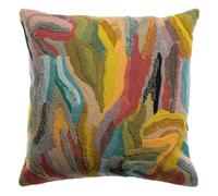 Vivaraise Coussin brodé Betty Mineral 45 x 45 cm