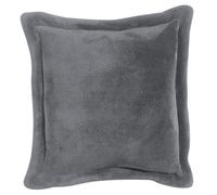 VIVARAISE-Coussin décoratif coloris gris en polyester Tender Vivaraise - 50 x 50 cm