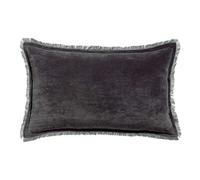 Vivaraise - Coussin Fara avec garnissage Moelleux - Taie d'oreiller Lavable - Housse Amovible 100% Velours de Coton - Finition à Franges