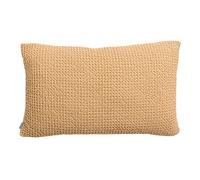 Vivaraise - Coussin Maïa avec garnissage Moelleux - Taie d'oreiller Lavable - Housse Amovible - 100% Coton Stonewashed - Tissage nid d'abeille