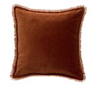 Vivaraise Coussin uni Fara Caramel 45 x 45 cm