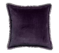 VIVARAISE Coussin uni Fara raisin - 45 x 45 cm