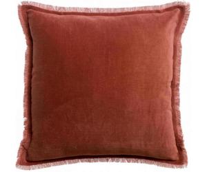 Vivaraise Coussin uni Fara Sienne - 45 x 45 cm
