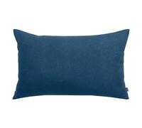 Vivaraise - Coussin Zeff avec garnissage - Taie d'oreiller Lavable - Housse Amovible 100% Coton - Recto en Lin, Verso en Coton