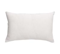 Vivaraise - Coussin Zeff avec garnissage - Taie d'oreiller Lavable - Housse Amovible 100% Coton - Recto en Lin, Verso en Coton