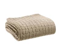 Vivaraise - Couvre-lit Swami - Couverture d'appoint Chaude, jeté de canapé - 100% Coton lavé Stonewash - Plaid cocooning
