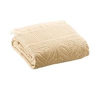 Vivaraise - Drap de Bain Zoé - 100x180 cm - Serviette de Plage, Spa, Piscine, hammam - Tissu éponge 100% Coton Absorbant - Motif Jacquard