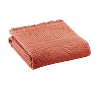 Vivaraise - Drap de Douche Zoé - 70x140 cm - Serviette de Plage, Spa, Piscine, hammam - Tissu éponge 100% Coton Absorbant - Motif Jacquard