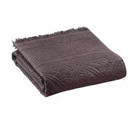 Vivaraise - Drap de Douche Zoé - 70x140 cm - Serviette de Plage, Spa, Piscine, hammam - Tissu éponge 100% Coton Absorbant - Motif Jacquard
